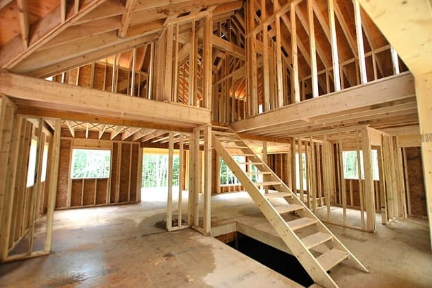 light wood frame