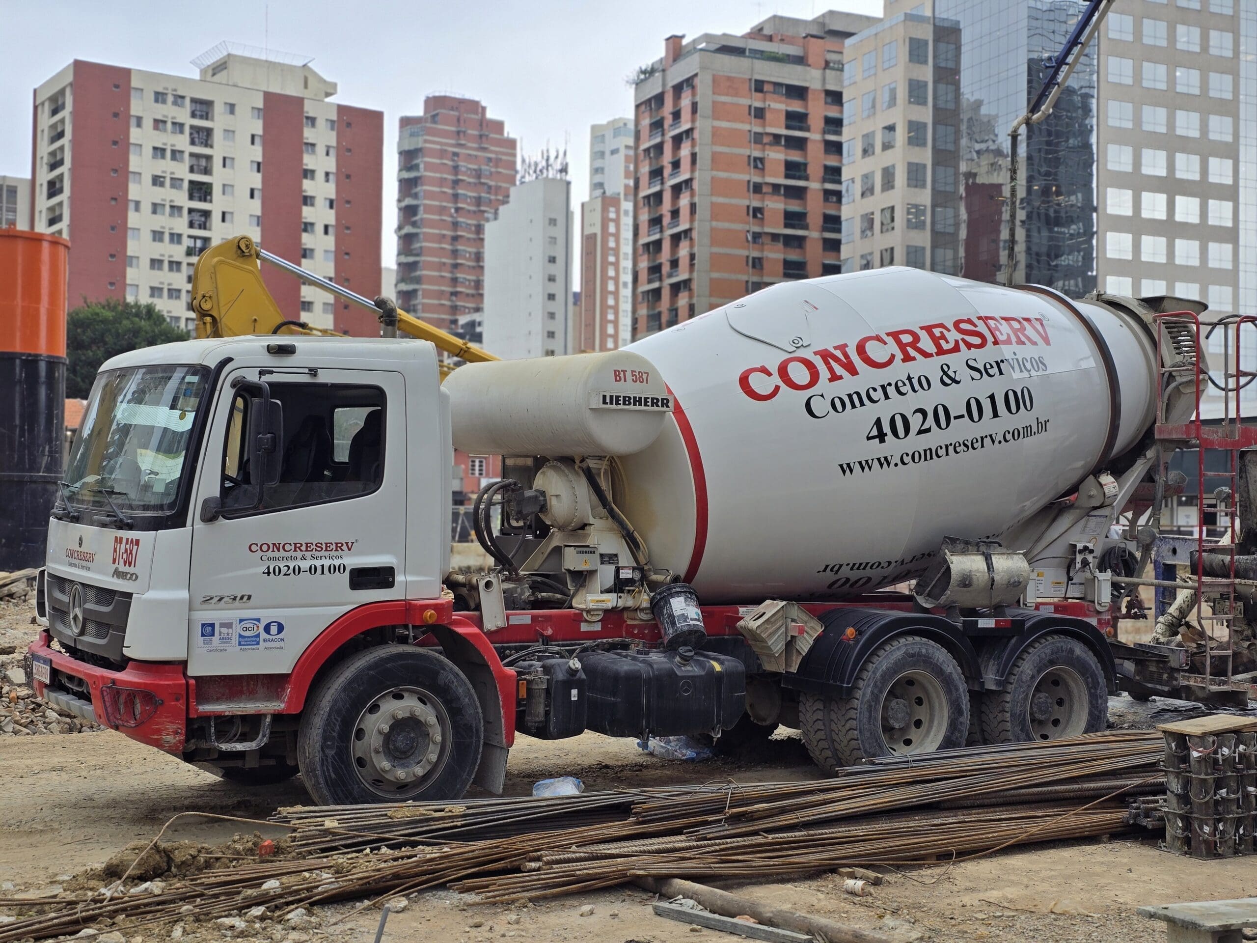 Concreto usinado ecoeficiente traz baixa emissão de CO2