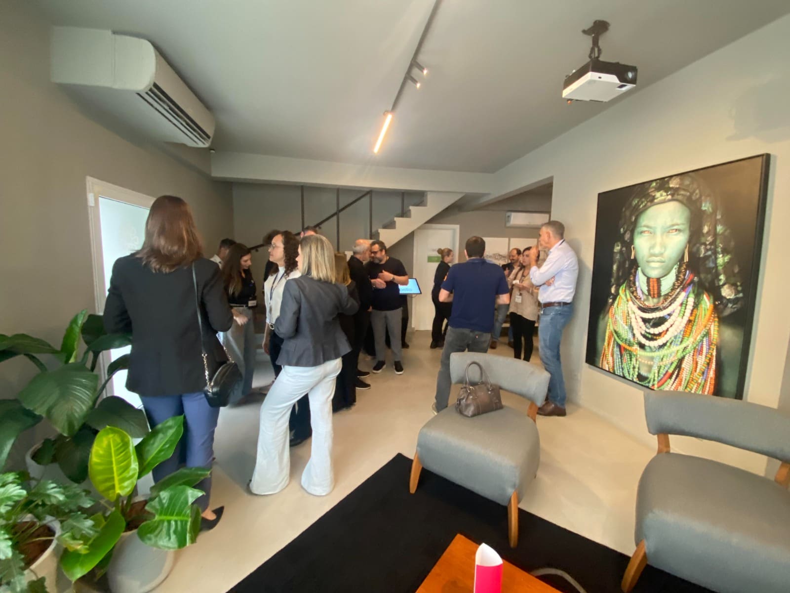 Recepção Experience Lounge