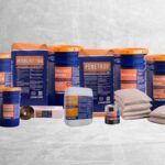 Linha completa de produtos Penetron para impermeabilização e proteção do concreto, incluindo aditivos, argamassas, selantes e soluções para construção sustentável.