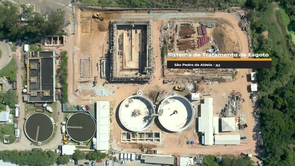 SH e Carioca Engenharia realizam obra de expansão da ETE em São Pedro da Aldeia, Rio de Janeiro