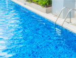 Imagem de uma piscina